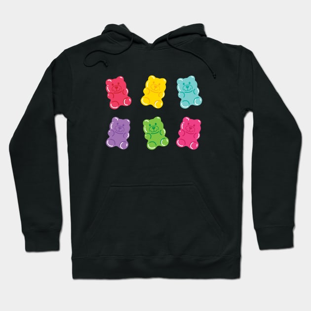 Gummy Bears Pattern Hoodie by SuperrSunday